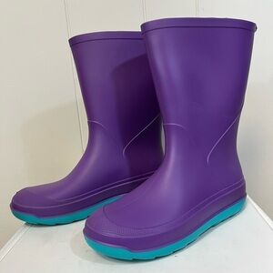Cat & Jack Rain Boot, purple, Big Kids size 3